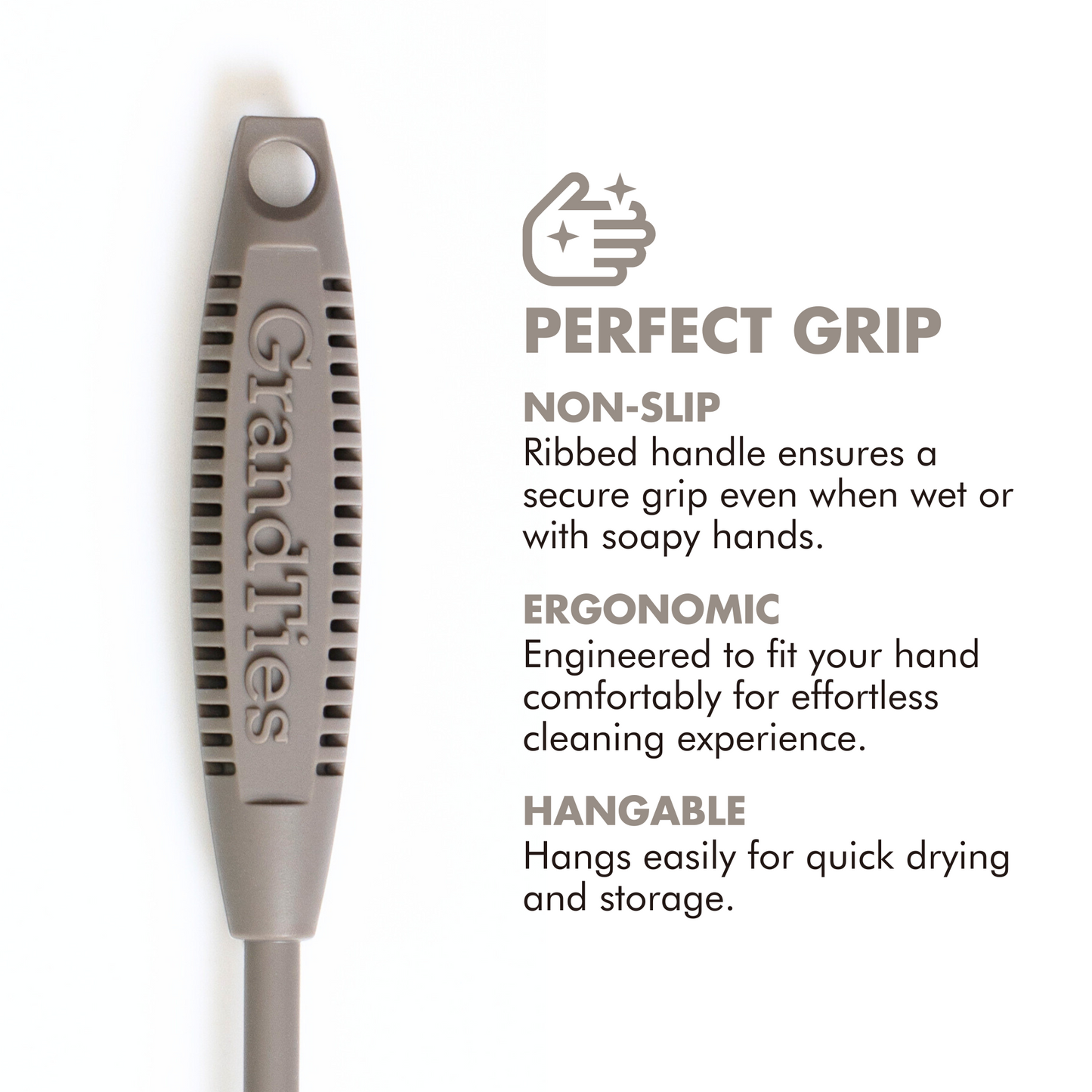 Silicone Bottle Cleaning Brush Set | (15