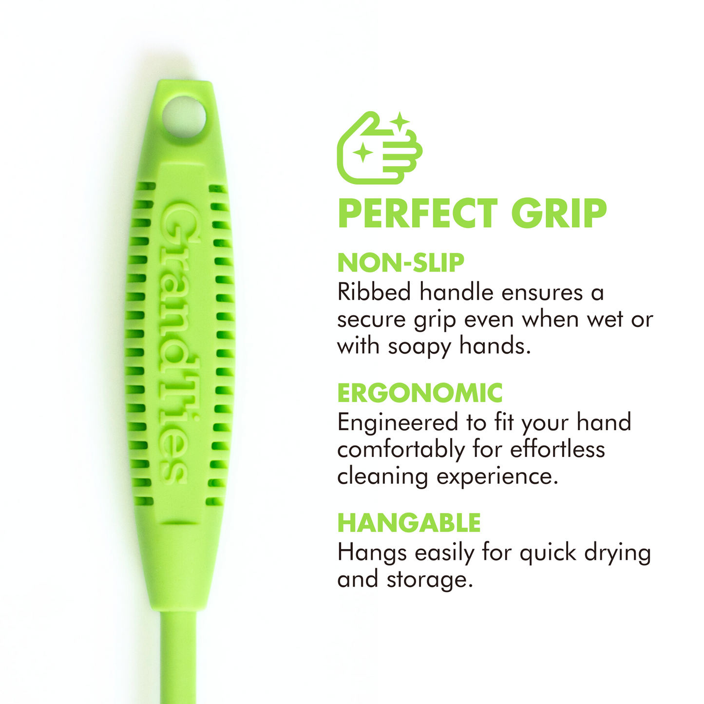 Silicone Bottle Cleaning Brush Set | (15