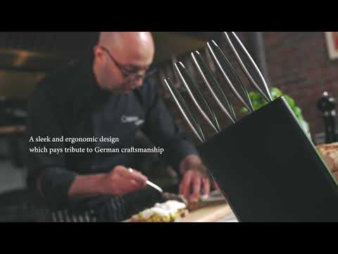 7-piece Knife Set with Wooden Block - 1.4116 German Stainless Steel