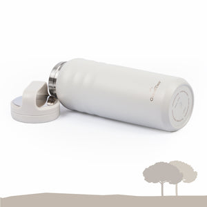 Insulated Travel Water Bottle with Two Handle Lids | 24oz/709ml - Moonlight