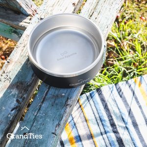 Insulated Stainless Steel Pet Bowl | Engraved | 42oz/1250ml/5 Cups - Grandties