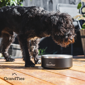 Insulated Stainless Steel Pet Bowl | Engraved | 42oz/1250ml/5 Cups - Grandties