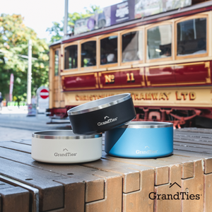Insulated Stainless Steel Pet Bowl | Engraved | 42oz/1250ml/5 Cups - Grandties