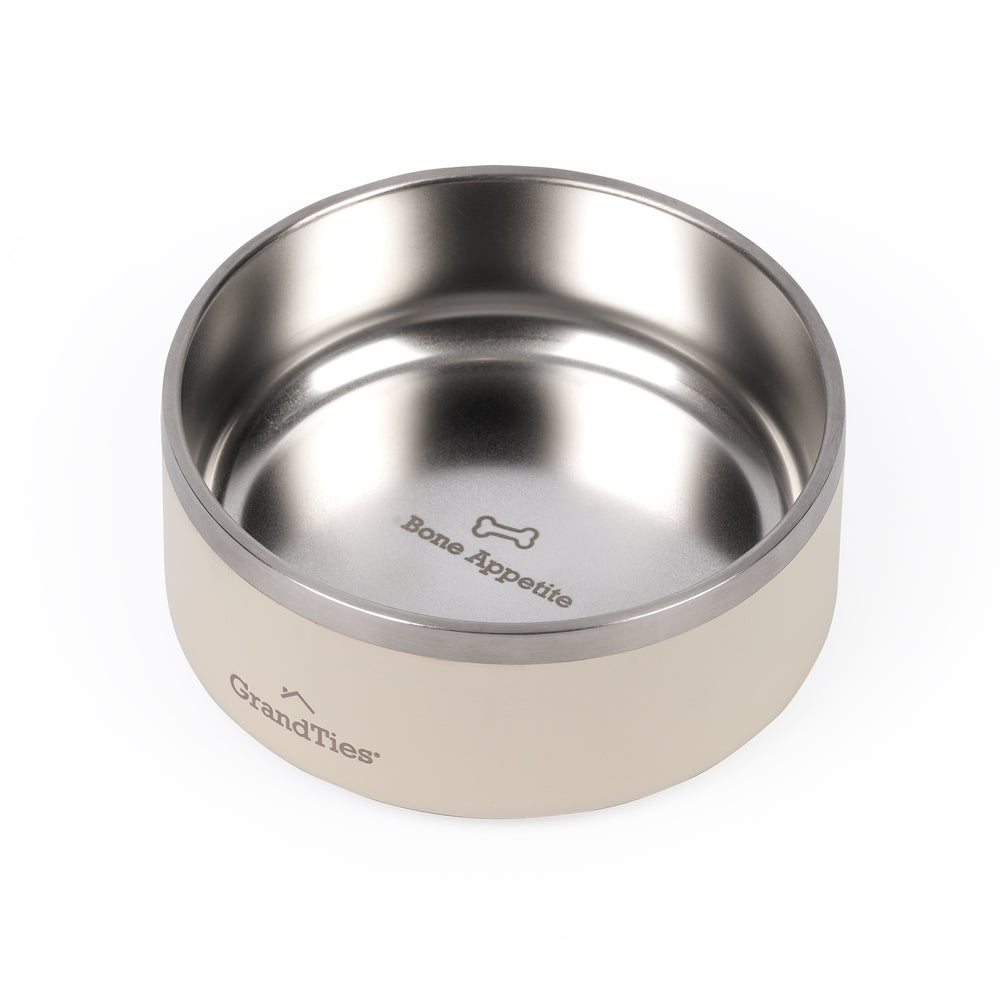 Insulated Stainless Steel Pet Bowl | Engraved | 18oz/532ml/2.25 Cups - Grandties