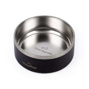Insulated Stainless Steel Pet Bowl | Engraved | 18oz/532ml/2.25 Cups - Grandties