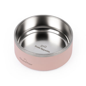 Insulated Stainless Steel Pet Bowl | Engraved | 18oz/532ml/2.25 Cups - Grandties