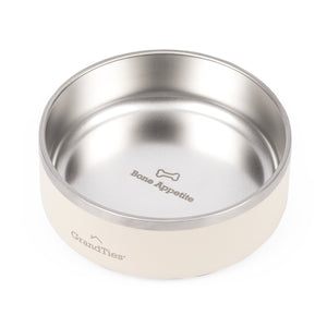 Insulated Stainless Steel Pet Bowl | Engraved | 24oz/710ml/3 Cups - Grandties