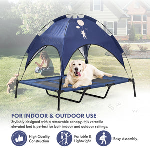 Elevated Pet Tent | Size: XL, Ivory White - Grandties