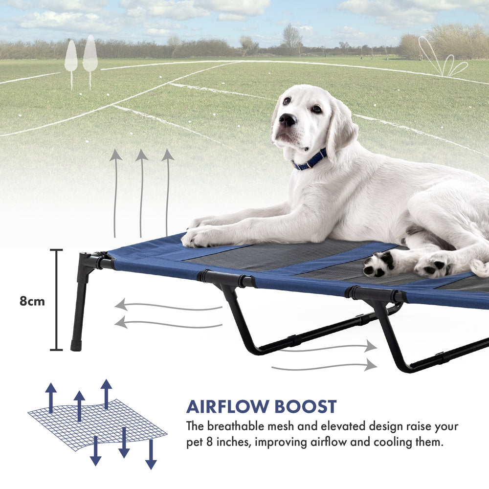 Elevated Pet Tent | Size: XL, Ivory White - Grandties