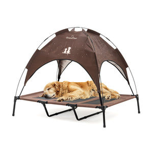 Elevated Pet Tent | Size: XL, Ivory White - Grandties