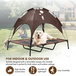 Elevated Pet Tent | Size: XL, Ivory White - Grandties