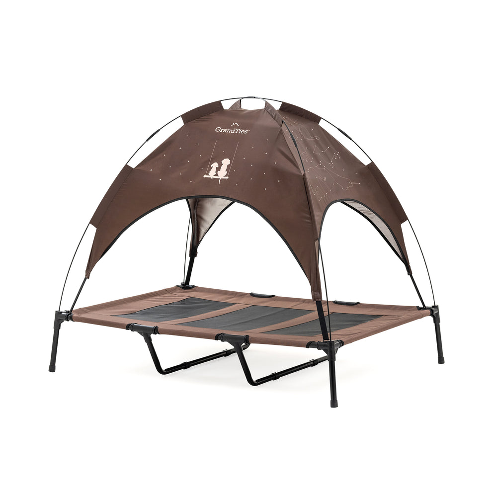 Elevated Pet Tent | Size: XL, Ivory White - Grandties