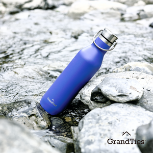 Insulated Water Bottle with Two Lids (Classic) | 21oz/620ml - Grandties