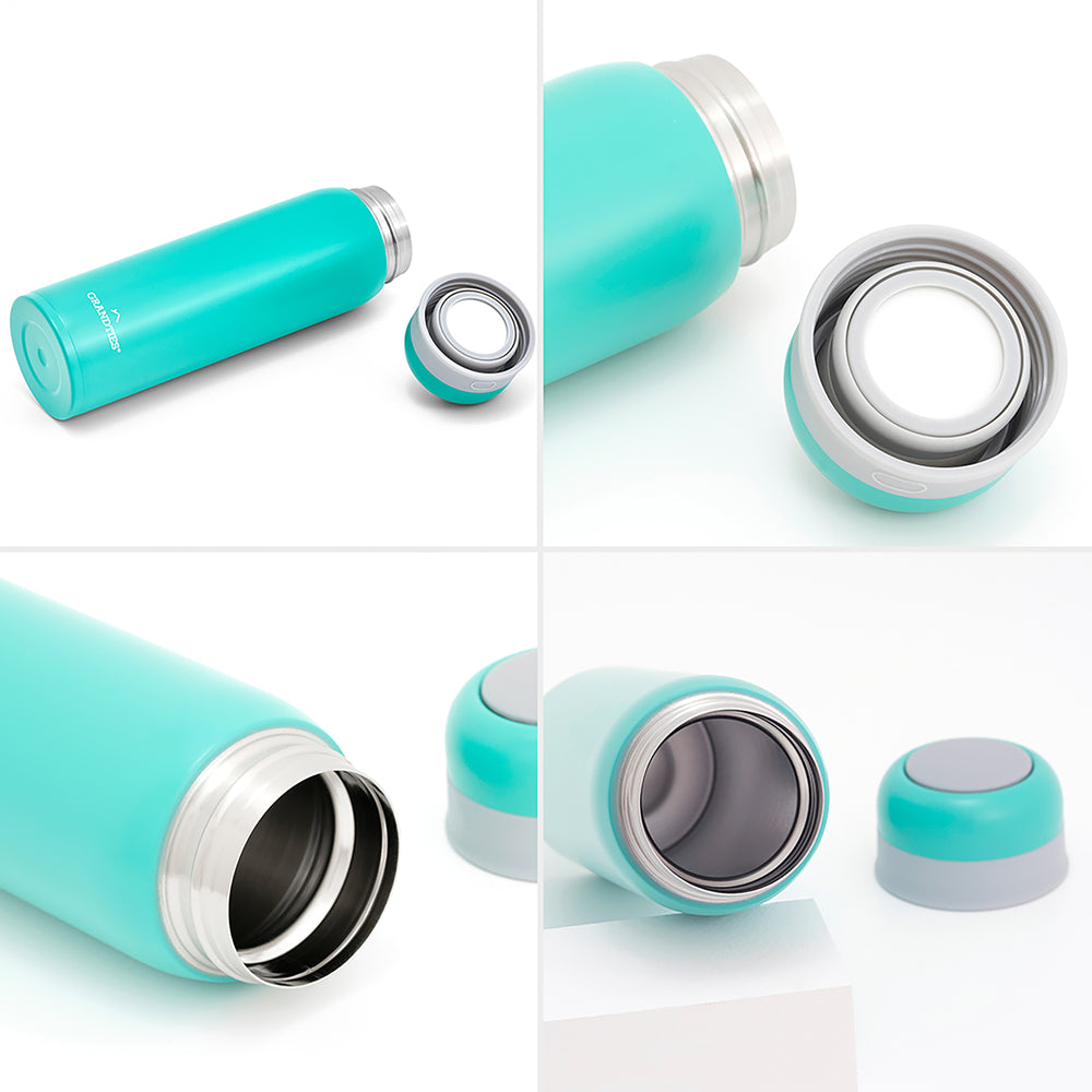 Insulated and Lightweight Bottle 17oz/500ml - The Family Collection - Turquoise - GrandTies