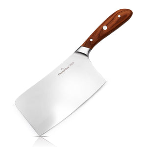 Choice 8 Stainless Steel Cleaver with Black Handle