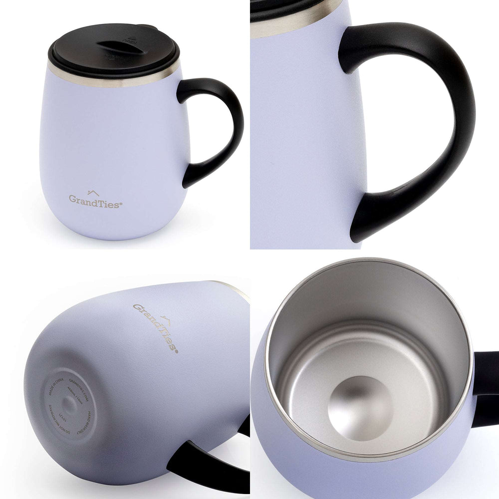 Insulated Coffee Mug with Sliding Lid 16oz/460ml (Grande) - Sanctuary - Grandties