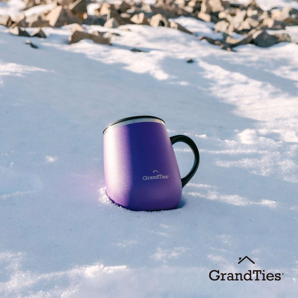 Insulated Coffee Mug with Sliding Lid 16oz/460ml (Grande) - Sparkling Grape - Grandties
