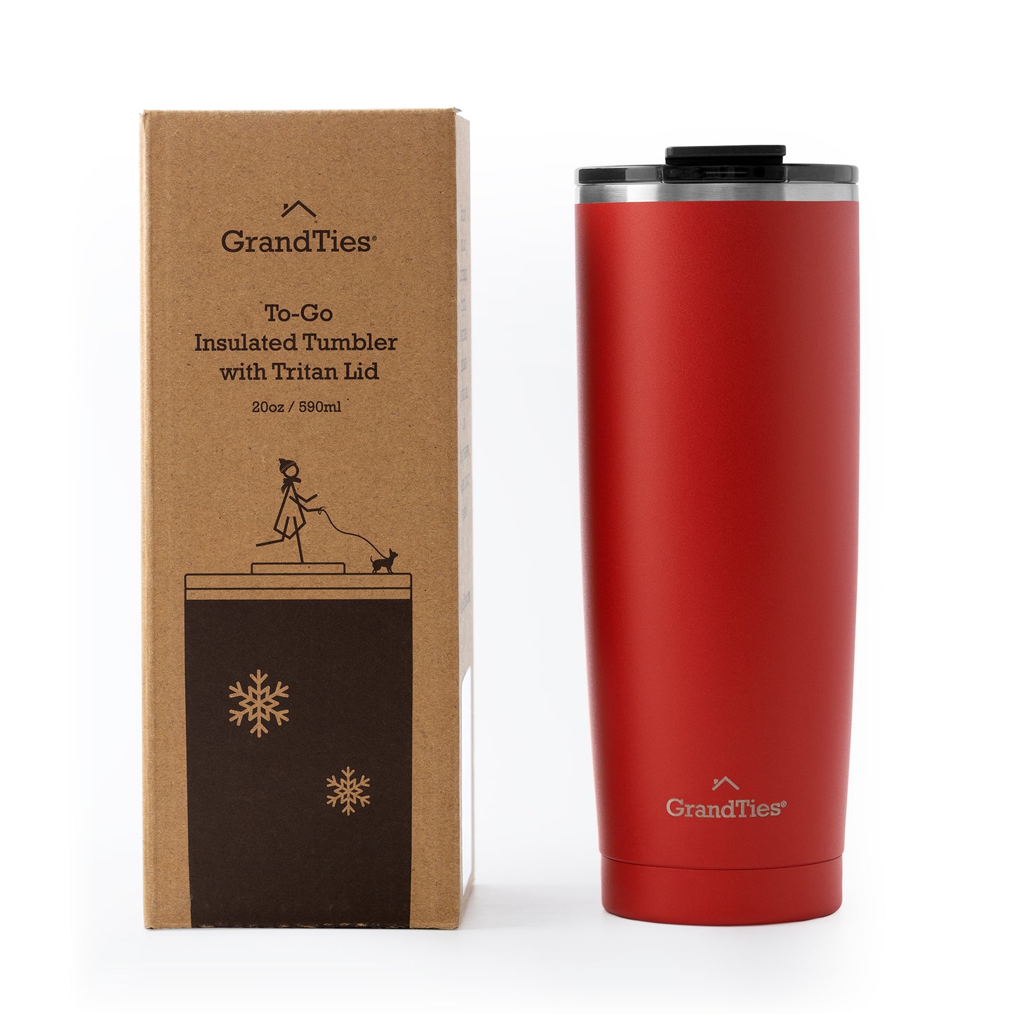 To-Go Collection Insulated Tumbler with Tritan Lid 20oz/590ml - Grandties