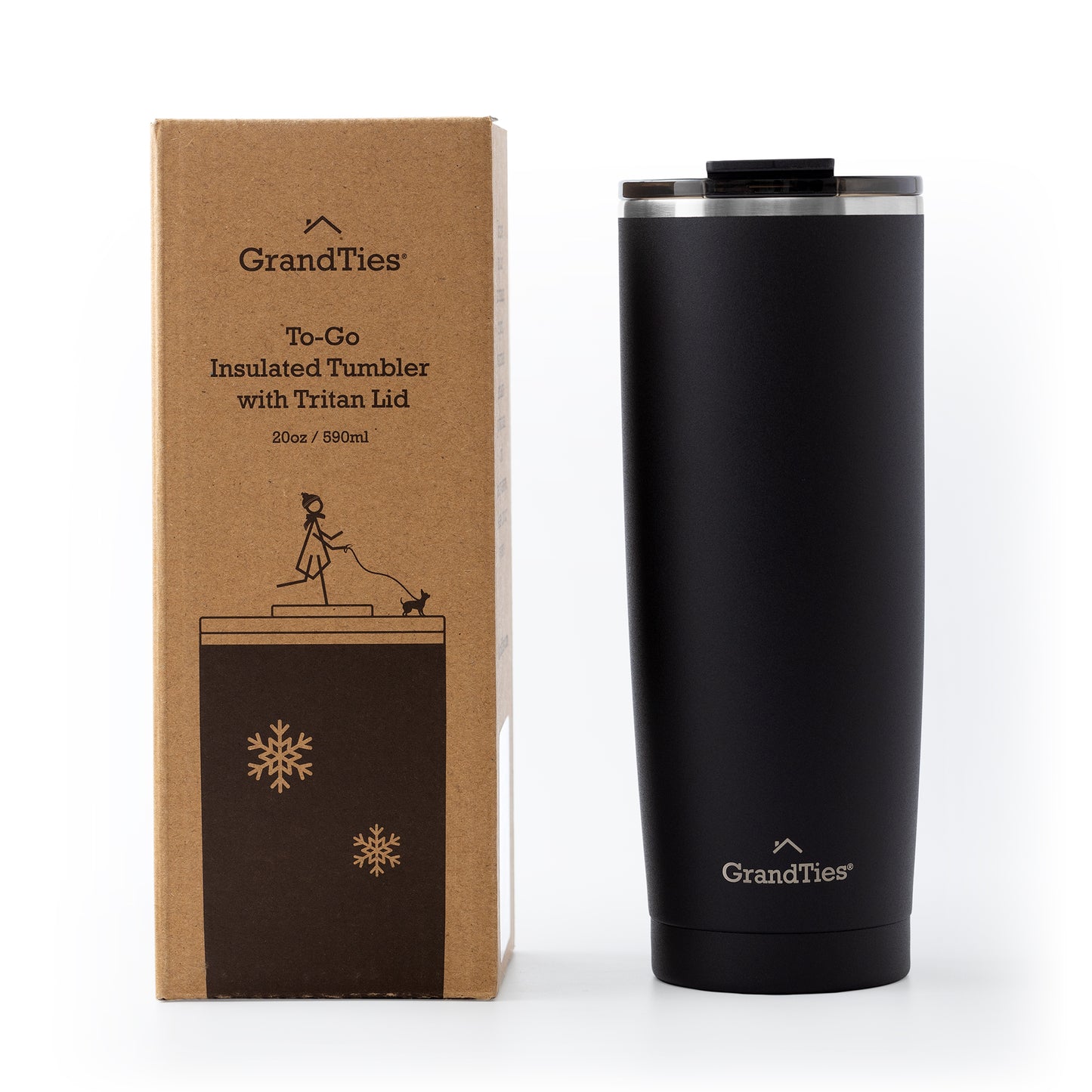 To-Go Collection Insulated Tumbler with Tritan Lid 20oz/590ml - Grandties