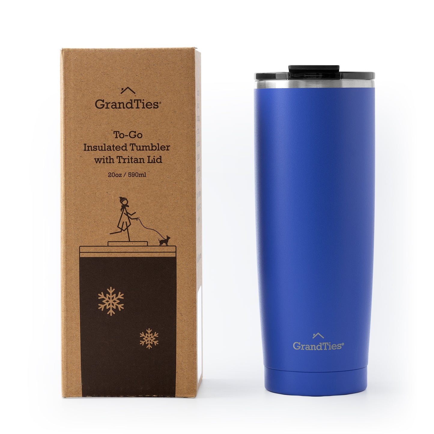To-Go Collection Insulated Tumbler with Tritan Lid 20oz/590ml - Grandties