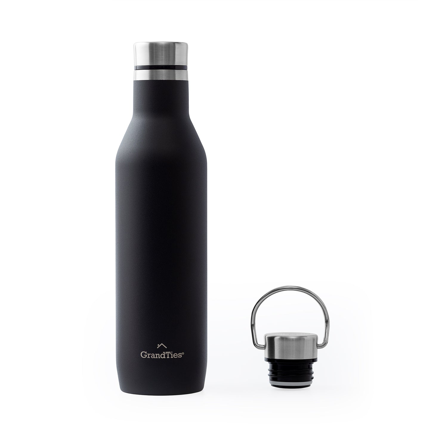 Insulated Water Bottle with Two Lids (Classic) | 21oz/620ml - Grandties