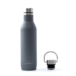 Insulated Water Bottle with Two Lids (Classic) | 21oz/620ml - Grandties