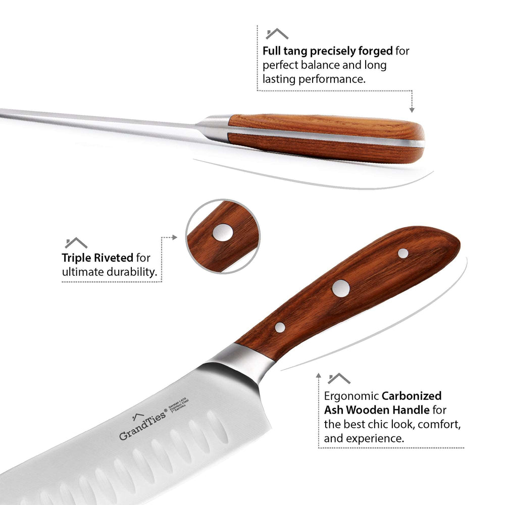 Best Santoku knife: Damascus & German Steel Santoku knife