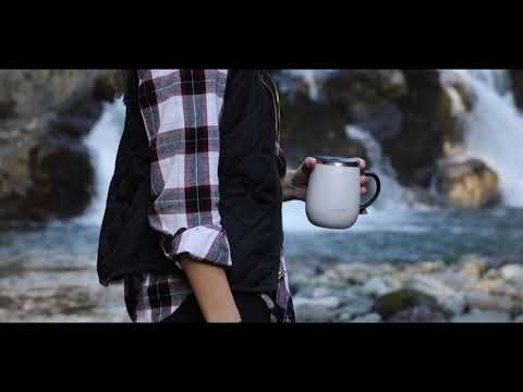 Insulated Coffee Mug with Sliding Lid | 16oz/460ml (Grande) - Caffè Latte